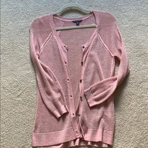 AMERICAN EAGLE PINK CARDIGAN